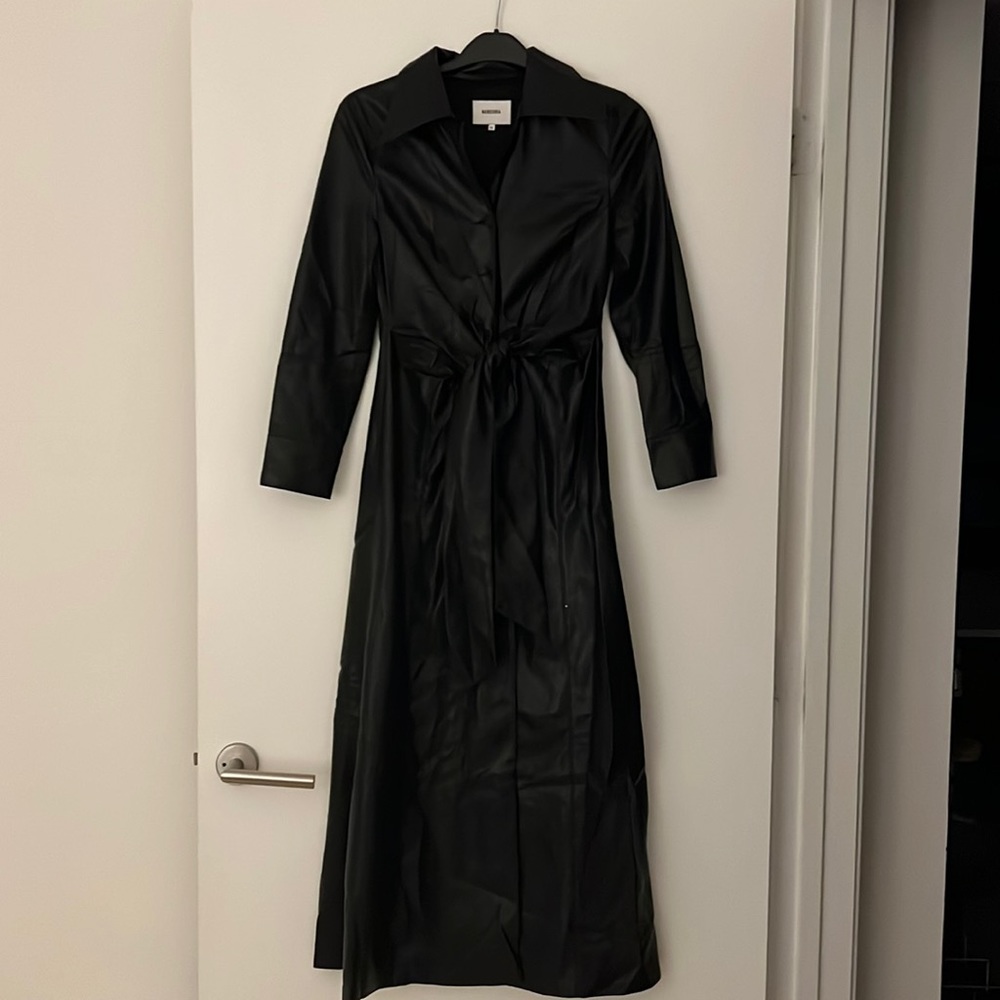 Nanuska trench coat vegan leather